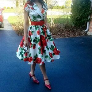 COPY - 50s Inspired Floral Dress